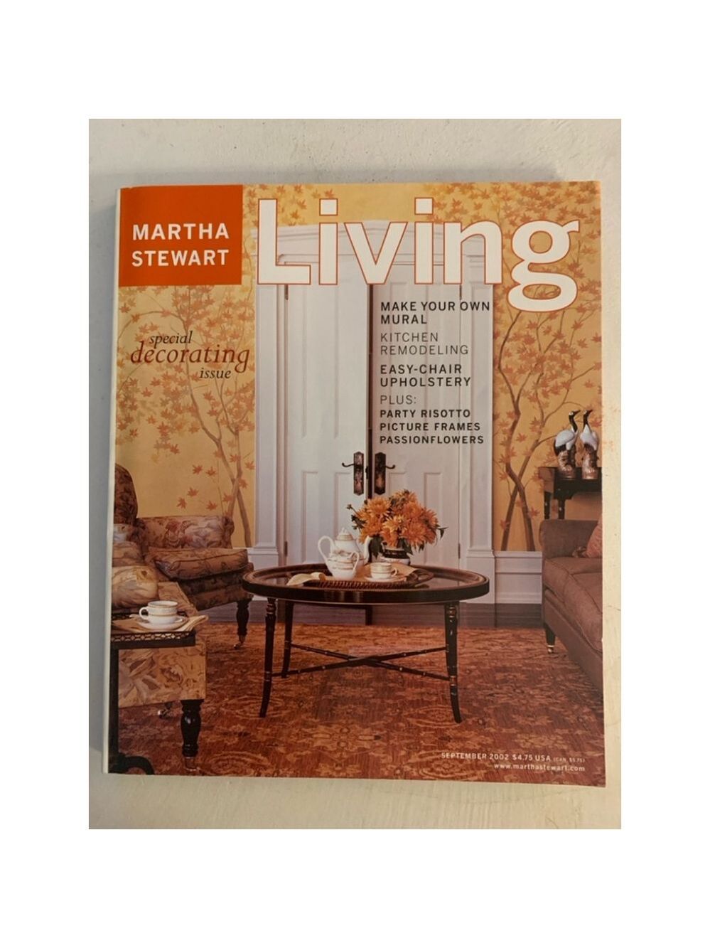 Martha Stewart Living Magazine September 2002 Special decorating issue